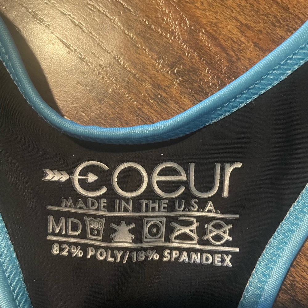 Coeur Sports Triathlon Tank with Shelf Bra - Picture 4 of 5
